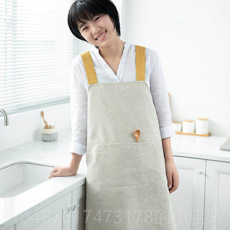 正品围裙家用厨房交做叉防水季罩冬衣纯棉日式可爱女高档棉饭麻工,家庭/个人清洁工具,围裙,淘宝优惠券,粉丝福利购,淘宝优惠卷