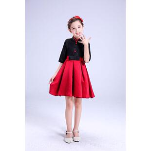 正品小的学生诗歌朗诵大中唱服男女童长袖礼服我和我祖国舞合蹈演