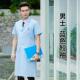 白大褂短袖 衣袖 医生服男款 正品 夏季 薄长袖 半长版 实验服医化学生工