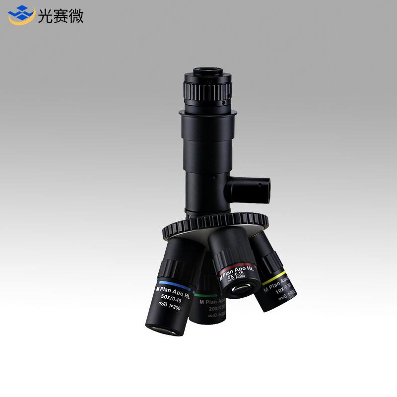 高清同轴光视频显微镜同轴光4K数码显微镜芯片晶片划痕破裂检测