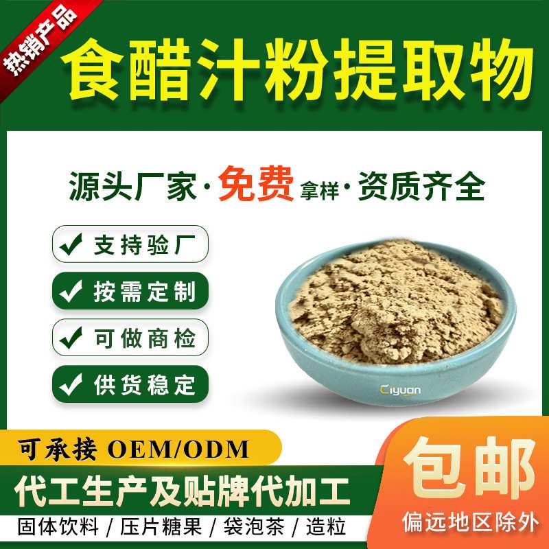 食醋汁粉提取物 山西老陈醋粉水溶固态调味SC厂家大量现货
