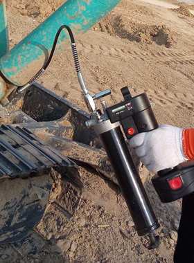 格瑞特 24V高压数显电动黄油枪LG2400便携自动排气带锂电电池