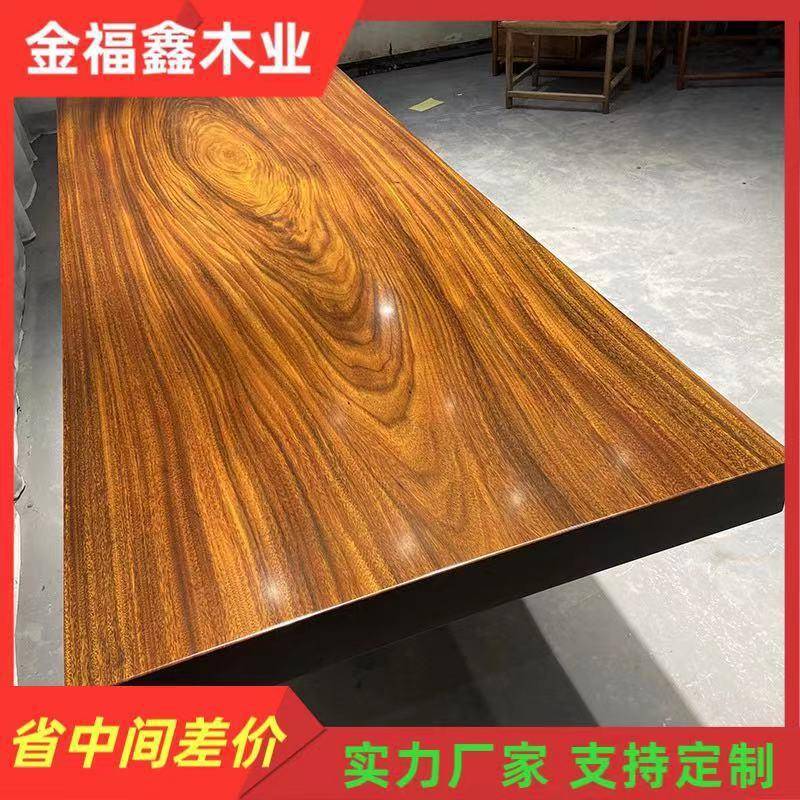 奥坎 原木木棒 大美木豆加工油檀黄 圆盘豆黄金檀黑奥坎大板材料