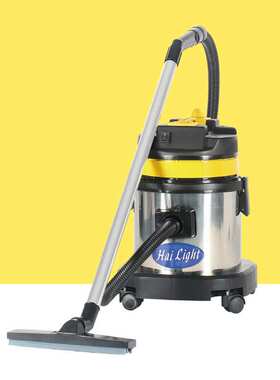 超洁亮之海亮牌HL15不锈钢吸尘吸水机HL151塑料桶干湿吸尘器