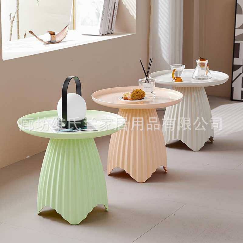 北欧圆形塑料客厅家用电话茶几简约小户型边几桌轻奢创意网红ins,模玩/动漫/周边/娃圈三坑/桌游,模型制作工具/辅料耗材,淘宝优惠券,粉丝福利购,淘宝优惠卷