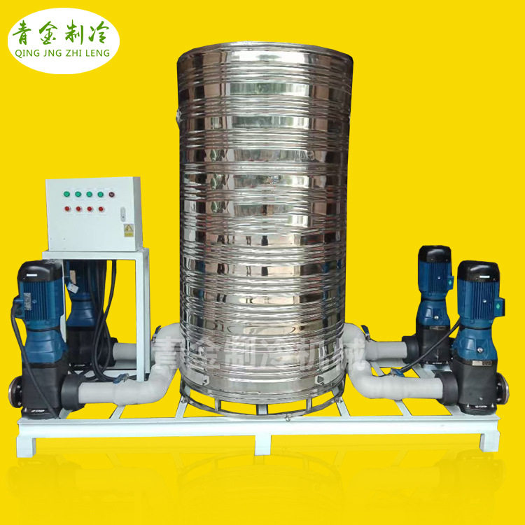 冷冻水箱泵站水路系统 工业冷水箱泵一体化 大容量水箱设计厂家