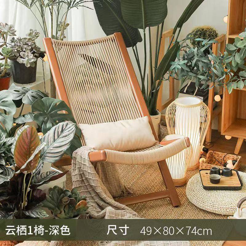 阳台桌椅休闲藤椅三件户套桌组合型看书喝茶桌椅网红一二91424小椅户外