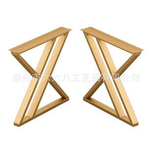 吧Y型台桌脚现代简约茶桌腿电脑工餐桌铁艺桌架书桌家具几铁艺支