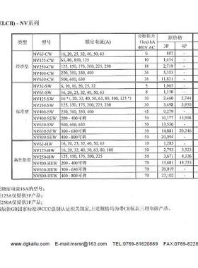 漏6电断路器NVS125-V4P原装N734V63-SVNV3-CV3P