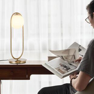 现代装饰5250灯现意代简约创计后师设电镀金古铜客厅卧室书房led