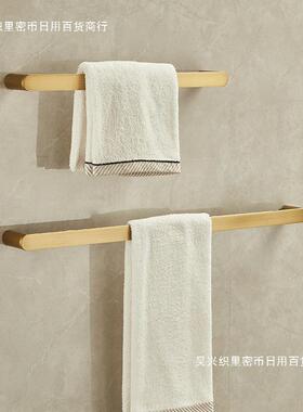 简约铜毛巾杆仿毛古架单杆浴室挂件卫生CMG间酒店古复毛巾巾挂