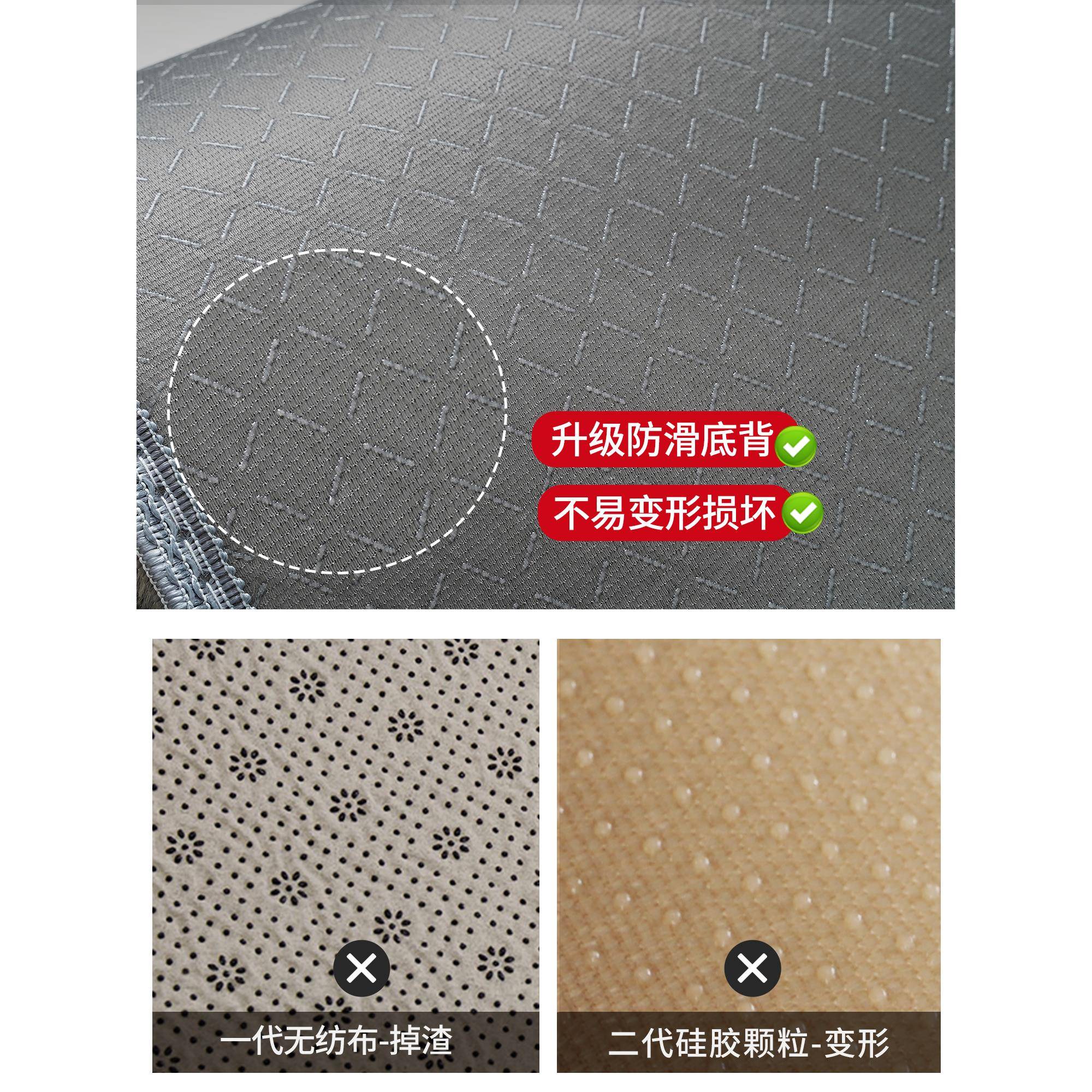?地毯卧室Fioyeuqp新2025床房边地垫毛毯轻奢间沙款发长毛绿色地
