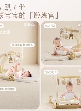 婴儿脚踏钢琴FIF健身0二一1岁见架面新具生幼儿宝宝益智玩学步车