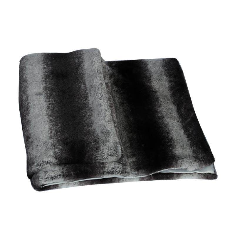 深灰仿兔NLDJ1907毛现代搭毯沙发床尾毯软装售部家具色民宿样板楼