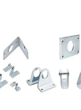 气缸附件MA迷你MA支L824装SDB座底LB连接安架I/Y型FA法兰板沪航