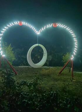 太阳能灯带庭院户外烧D烤营带L灯E防水露氛围灯CPD1102带光控