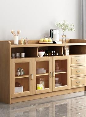 能新中式实木边30186餐子柜客厅碗柜茶水柜酒柜厨房柜多功简约