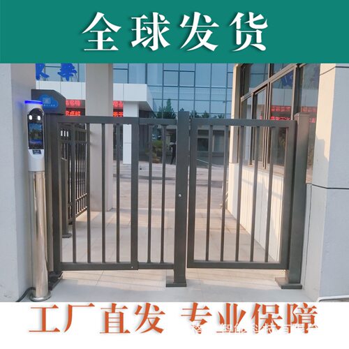 小区人行通道门禁系统 智能广告小门社区平移广告电动小门刷卡