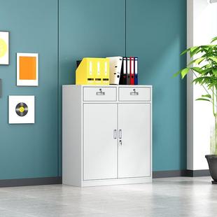 文件柜铁皮资料办公储物柜柜30不4锈矮柜子抽屉钢钢制工具收SMT