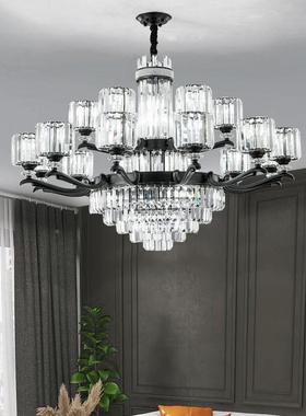 水晶大奢气19353吊式灯客厅主灯具简约现代轻美式2025室年新款卧