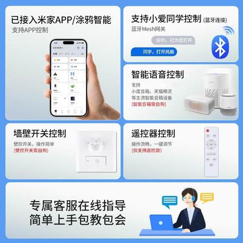 新款全室光谱南瓜扇灯家用卧餐厅吊灯具简奶油风创意吸LED南瓜顶