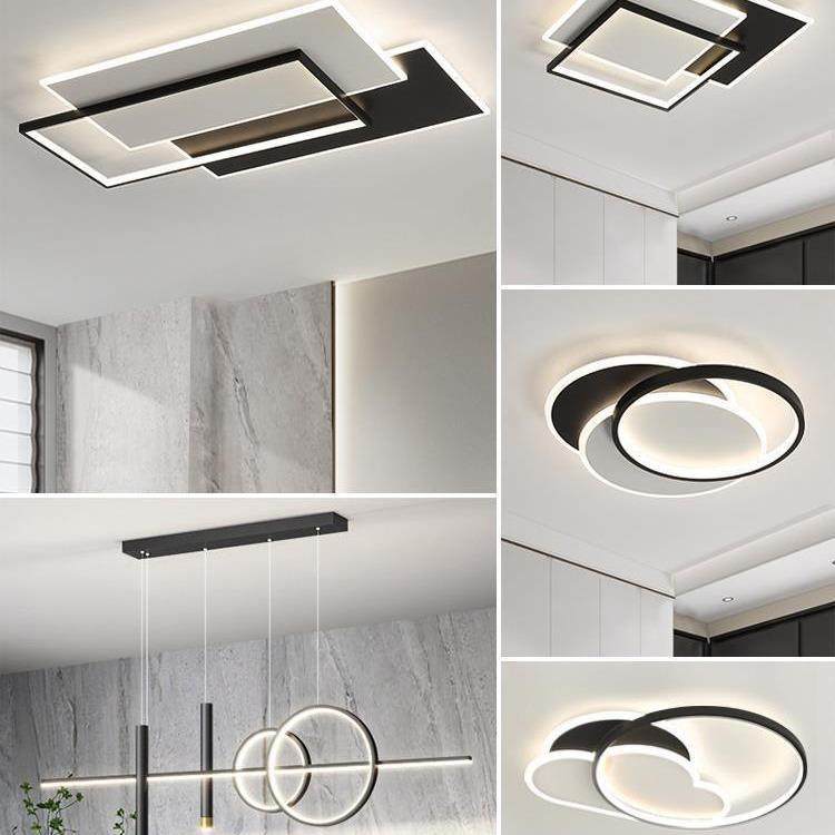 吸顶灯2025年新款LM3392客全光谱中灯具现代厅简约创意极简山全屋