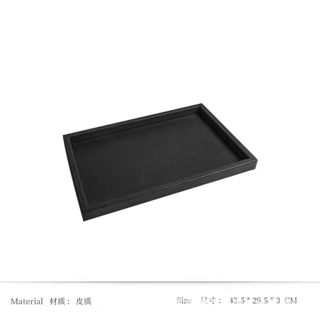 现约代简革托FPM皮盘摆件软装饰品售楼样处板间