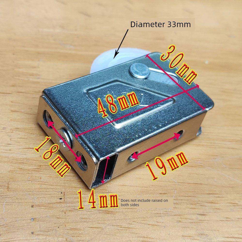70型铝合金门窗滑轮推拉平移尼龙静音轴承滚珠轮门窗滑轮