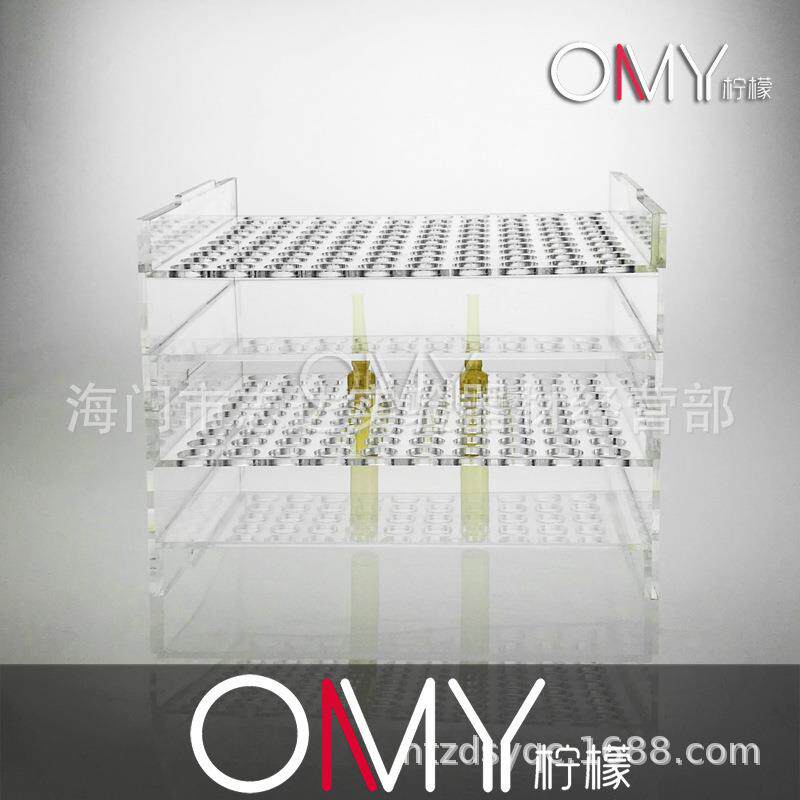 有机安瓿瓶架 针剂瓶架1/2/5/10/20ml 100孔 可叠放亚克力 单个价