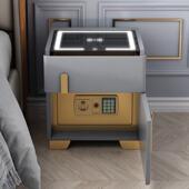 轻奢智能床头柜保险箱隐一体家小型多能无线充电用EZE储物床功头