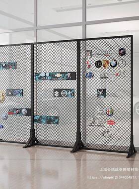 架铁网示架IZX网活架丝立式网格屏风展隔断落地铁饰品店动会展菱