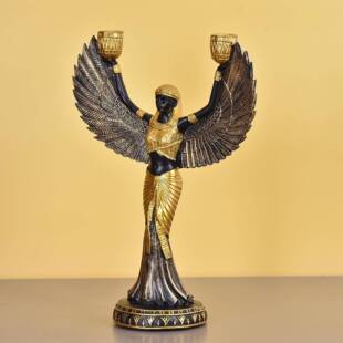 埃女神人物塑摆件现代简约家居大及厅812雕神装饰手工伊希斯工艺