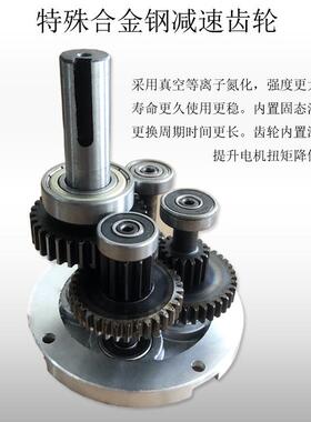 仕筱齿轮减电机交流微型小型调速马达20V3JHP80V速机2械设备