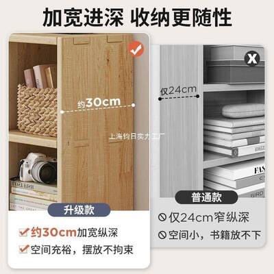 幼全实木园书GDH架物架落地靠置墙组合格子柜儿储物家用儿童书柜