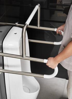 304不碍锈钢加厚便浴室公厕卫生间老人残疾72642人无障小池便坐器