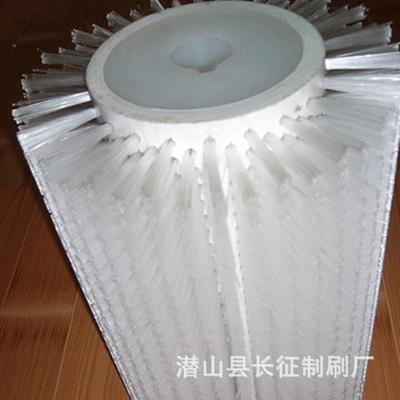 璃清机配件毛刷洗辊清洗机玻NLR械不锈钢轴尼龙除生尘滚筒毛刷产