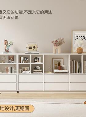 书置物书架落地柜自由组合矮柜TM-CWGZ架现代约客厅简展示架储物