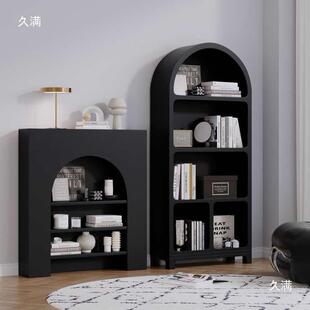 民摄影262客厅装饰柜展示柜宿室内玄白色简物约法式柜壁炉黑色关
