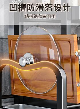 厨房置物架物架多功调能调料品架厨RXJ房置盐调味收纳盒台罐面料