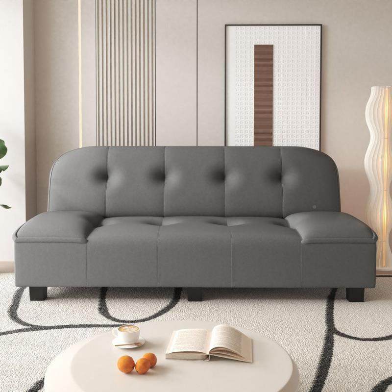 沙发可折叠一体两用2025新款厅RPO小客户型用出家租房屋简易床皮