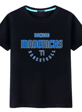 独行侠卢卡东契奇t恤波神 诺维斯基篮球运动训练短袖男半袖打底棉