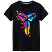 24号球衣纯棉圆领大码 科比短袖 男退役纪念夏学生半袖 篮球运动T恤