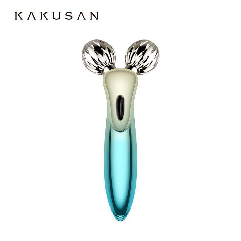 手动便携式按摩器3d滚轮提拉面部V脸美颜微电流按摩仪