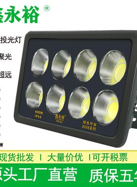 鑫永裕LED投光灯户外防水聚光COB投射灯600W1000W工地防水节能