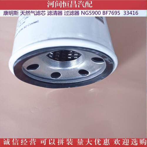 康明斯 天然气滤芯 滤清器 过滤器 NG5900 BF7695 33416