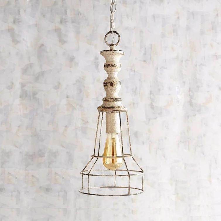 法式复古小吊灯仿古个性创意床头走廊过道玄关阳台设计师软装灯具