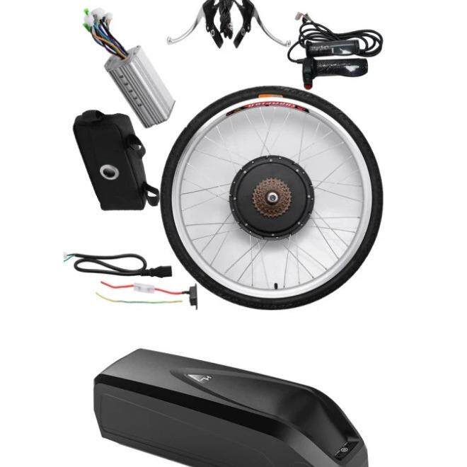 26寸48V500W自行车改装电动套件电动工具包后轮带锂电池不含仪表