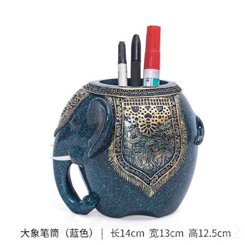 高档北性欧筒办公室桌面摆件时尚个老师公用品创意文具教师节办礼