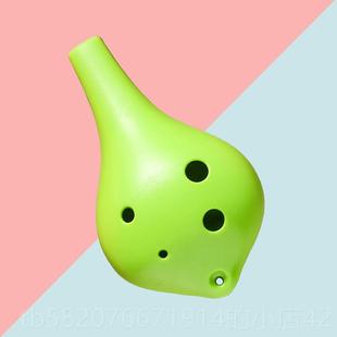 高档树6孔笛乐器埙初学者入门中c音C调a塑料六孔12小学陶生儿童脂