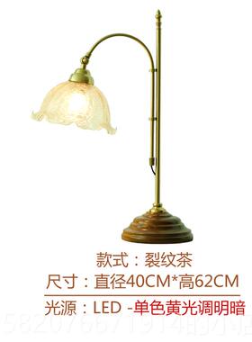 正品玻璃北欧美式复古卧室床头创意轻奢绿色法式花国朵结婚民网台